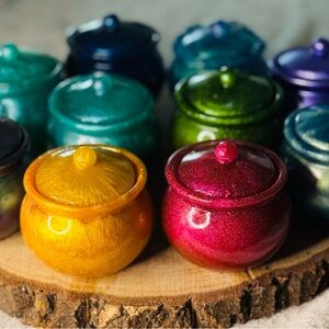 Colorful Honey Pots